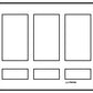 Lutron LFK-T15CRL-SN-E HomeWorks QS RF seeTouch 15-Button with Column Raise/Lower Engraved Faceplate Only, Satin Nickel
