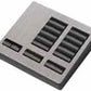 Lutron LFK-T15RL-CLA-E HomeWorks QS RF seeTouch 15-Button with Master On/Off and Raise/Lower Engraved Faceplate Only, Clear Anodized Aluminum
