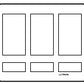 Lutron LFK-T15RL-SN-E HomeWorks QS RF seeTouch 15-Button with Master On/Off and Raise/Lower Engraved Faceplate Only, Satin Nickel