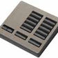 Lutron LFK-T15RL-SN-E HomeWorks QS RF seeTouch 15-Button with Master On/Off and Raise/Lower Engraved Faceplate Only, Satin Nickel