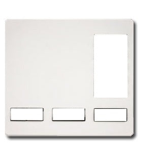 Lutron LFK-T5RL-BL-E HomeWorks RF Large Button Tabletop 5-button with Raise/Lower, Engraved, Faceplate Kit only in Black