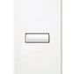 Lutron LFS-W1B-QZ HomeWorks QS Wired seeTouch Signature 1-Button Faceplate Kit, Architectural Metal Finish (Faceplate Only), in Antique Bronze