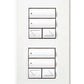 Lutron LFS-W2RLD-BN HomeWorks QS Wired seeTouch Signature Dual Group, Two Raise/Lower Faceplate Kit, Architectural Metal Finish (Faceplate Only), in Bright Nickel