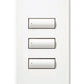 Lutron LFS-W3BS-QZ HomeWorks QS Wired seeTouch Signature 3-Button Faceplate Kit, Architectural Metal Finish (Faceplate Only), in Antique Bronze