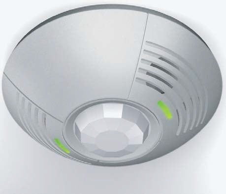 Lutron LOS-CDT-1000-WH Dual Technology Ceiling Mount Sensor with Ultrasonic and Passive Infrared Sensors, 1000 sq ft Coverage and 180 deg Field of View