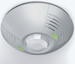 Lutron LOS-CDT-500R-WH Dual Technology Ceiling Mount Sensor with Ultrasonic and Passive Infrared Sensors, Photo Cell and Contact, 500 sq ft Coverage and 180 deg Field of View