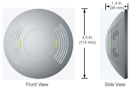 Lutron LOS-CUS-500-WH Ceiling Mount Ultrasonic Sensor, 500 sq ft Coverage and 180 deg Field of View