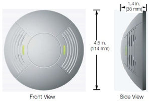 Lutron LOS-CUS-500-WH Ceiling Mount Ultrasonic Sensor, 500 sq ft Coverage and 180 deg Field of View