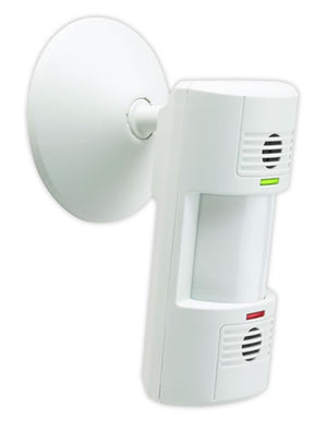 Lutron LOS-WDT-R-WH Dual Technology Wall Mount Sensor with Ultrasonic and Passive Infrared Sensors, Photo Cell and Contact, 1600 sq ft Coverage and 110 deg Field of View