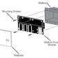 Lutron LQRJ-WPM-6P Homework QS 6 Zones Wallbox Power Module