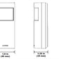Lutron LRF2-OWLB-P-WH Radio Powr Savr Wireless RF 180 deg Wall-mount Occupancy/Vacancy Sensor, Auto-On/Auto-Off or Manual On/Auto-off in White