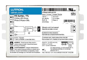 Lutron-LTEA4U1UKS-ZC070 Hi-Lume 1% 2-Wire LED Driver, UL Listed / cULus Listed, Compact Case, Studded Case Style, 0.51-1A, 30-60V, Constant-Current Driver with PWM Dimming, Constant Level