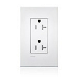 Lutron LTR-20-TR-SI New Architectural 20A Tamper Resistant Duplex Receptacle, Wallplate Not Included, in Sienna