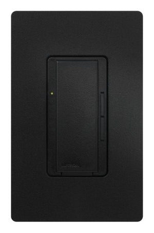 Lutron MA-PRO-MN Maestro Phase-selectable dimmer for LED, ELV, MLV and Incandescent lamp loads, Single Pole / 3-Way Dimmer in Midnight