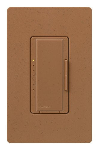 Lutron MA-PRO-TC Maestro Phase-selectable dimmer for LED, ELV, MLV and Incandescent lamp loads, Single Pole / 3-Way Dimmer in Terracotta