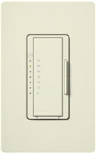 Lutron MA-T51MN-BI Maestro Satin 120V 5A Lighting, 3A Fan Multi Location Timer in Biscuit