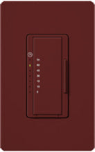 Lutron MA-T51MN-MR Maestro Satin 120V 5A Lighting, 3A Fan Multi Location Timer in Merlot