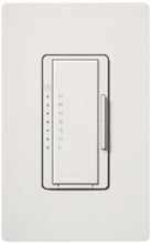 Lutron MA-T51MN-SW Maestro Satin 120V 5A Lighting, 3A Fan Multi Location Timer in Snow