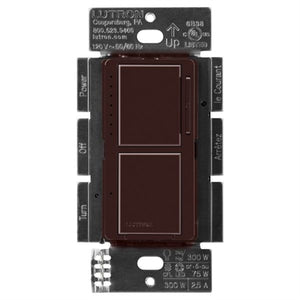 Lutron MACL-L3S25-BR Maestro Dual LED+ Dimmer and Switch 300-Watt Single Location Dimmer & 2.5A Switch in Brown