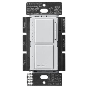 Lutron MACL-L3S25-PD Maestro Dual LED+ Dimmer and Switch 300-Watt Single Location Dimmer & 2.5A Switch in Palladium