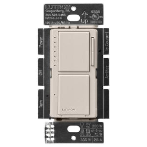 Lutron MACL-L3S25-TP Maestro Dual LED+ Dimmer and Switch 300-Watt Single Location Dimmer & 2.5A Switch in Taupe