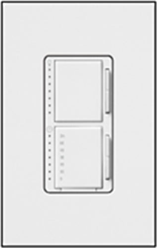 Lutron MACL-L3T251-TP Satin 300W & 2.5A LED/Incandescent/Halogen Single Location Dimmer & Timer in Taupe