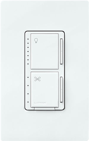 Lutron MACL-LFQ-HT 75W CFL / LED or 250W Incandescent / Halogen Single Location Dimmer & 1.5 A Single Fan Control in Hot
