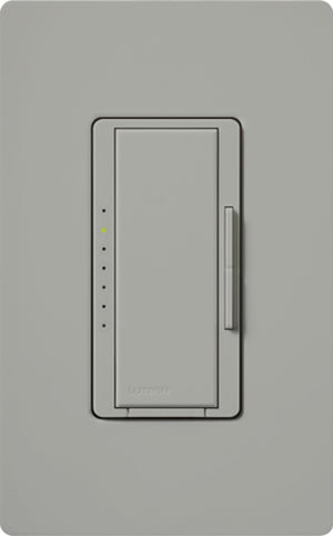 Lutron MAELV-600-GR Maestro 600W Electronic Low Voltage Dimmer in Gray