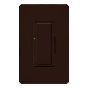 Lutron MRF2-10D-120-BR Maestro Wireless 1000W Magnetic Low Voltage Multi Location Dimmer in Brown