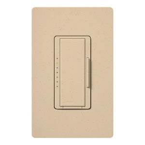 Lutron MRF2-10D-120-DS Maestro Wireless 1000W Magnetic Low Voltage Multi Location Dimmer in Desert Stone