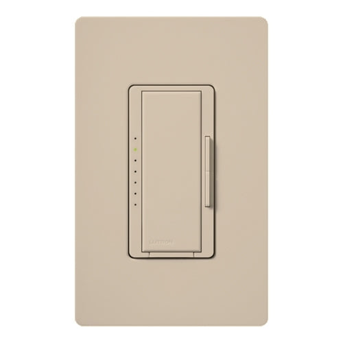 Lutron MRF2-6CL-TP Maestro Wireless 600W Incandescent, 150W CFL or LED Single Pole / 3-Way Dimmer in Taupe