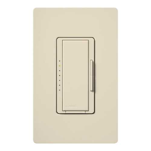 Lutron MRF2-6MLV-LA Maestro Wireless 600W Magnetic Low Voltage Multi Location Dimmer in Light Almond