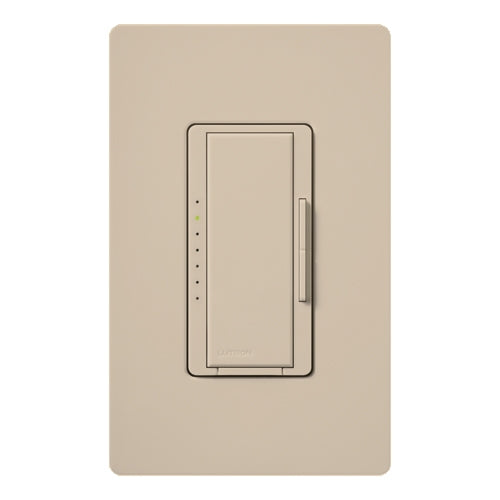 Lutron MRF2-6MLV-TP Maestro Wireless 600W Magnetic Low Voltage Multi Location Dimmer in Taupe