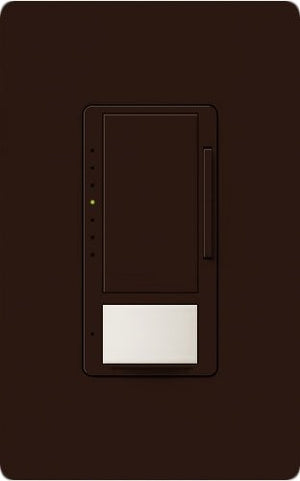 Lutron Vive MRF2S-8SD010-BR Wallbox Occupancy/Vacancy Single-Pole/Multi-Location Sensor Dimmer in Brown