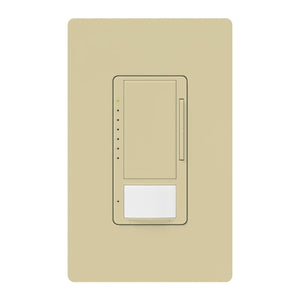 Lutron Vive MRF2S-8SD010-IV Wallbox Occupancy/Vacancy Single-Pole/Multi-Location Sensor Dimmer in Ivory