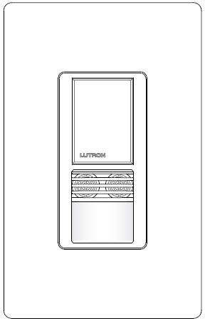 Lutron MS-A102-HT Maestro Dual Technology ultrasonic and Passive infrared Occupancy sensor for Single Circuit in Hot