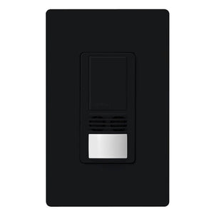 Lutron MS-B202-BL Maestro Dual Technology ultrasonic and Passive infrared Occupancy sensor for Dual Circuit in Black