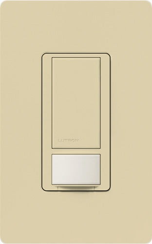 Lutron MS-OPS2H-IV Maestro Occupancy and Vacancy Sensor with Switch Single Pole 120V / 2A, 250W in Ivory