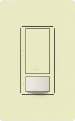 Lutron MS-OPS6M2-DV-AL Maestro Switch with Occupancy Sensor Dual Voltage 120V-277V / 6A Multi Location in Almond