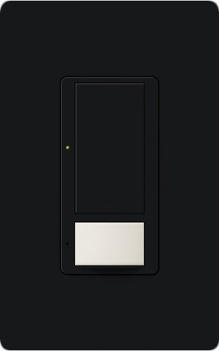 Lutron MS-OPS6M2N-DV-MN Maestro Switch with Occupancy/Vacancy Sensor, Neutral Wire Required, Dual Voltage 120V-277V / 6A Multi Location in Midnight