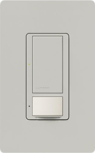 Lutron MS-OPS6M2N-DV-PD Maestro Switch with Occupancy/Vacancy Sensor, Neutral Wire Required, Dual Voltage 120V-277V / 6A Multi Location in Palladium