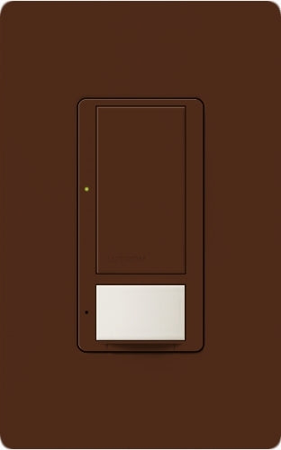 Lutron MS-OPS6M2N-DV-SI Maestro Switch with Occupancy/Vacancy Sensor, Neutral Wire Required, Dual Voltage 120V-277V / 6A Multi Location in Sienna