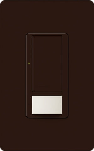 Lutron MS-PPS6-DDV-BR Maestro Dual-circuit Switch with Partial-on Occupancy Sensor, 6A 120V-277V in Brown