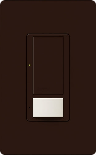 Lutron MS-PPS6-DDV-BR Maestro Dual-circuit Switch with Partial-on Occupancy Sensor, 6A 120V-277V in Brown
