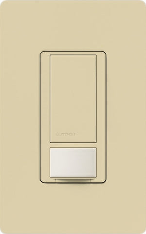 Lutron MS-VPS2-IV Maestro Vacancy Sensor with Switch Single Pole 120V / 2A in Ivory