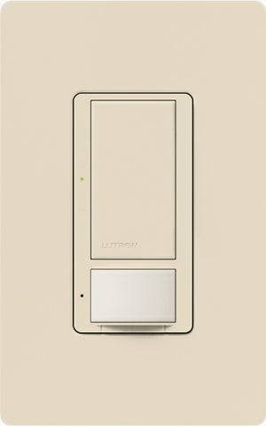 Lutron MS-VPS5MH-LA Maestro Switch with Vacancy Sensor Multi Location 120V / 5A in Light Almond