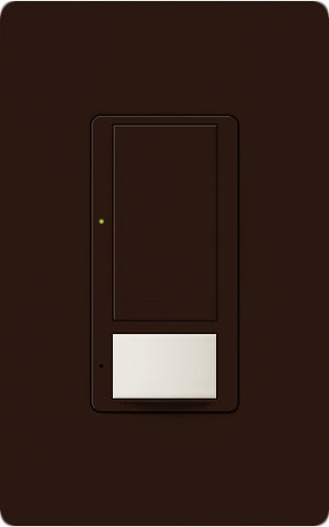 Lutron MS-VPS6M-DV-BR-6 (MS-VPS6M2-DV-BR-6) Maestro Switch with Vacancy Sensor Dual Voltage 120V-277V / 6A Multi Location in Brown, 6-pack