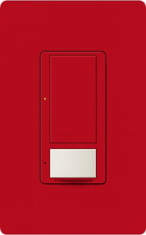 Lutron MS-VPS6M-DV-HT (MS-VPS6M2-DV-HT) Maestro Switch with Vacancy Sensor Dual Voltage 120V-277V / 6A Multi Location in Hot