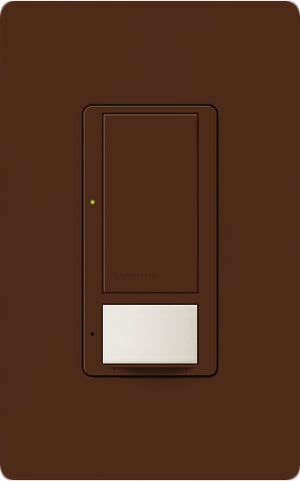 Lutron MS-VPS6M-DV-SI (MS-VPS6M2-DV-SI) Maestro Switch with Vacancy Sensor Dual Voltage 120V-277V / 6A Multi Location in Sienna