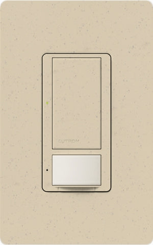 Lutron MS-VPS6M-DV-ST (MS-VPS6M2-DV-ST) Maestro Switch with Vacancy Sensor Dual Voltage 120V-277V / 6A Multi Location in Stone